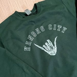 Green Kansas City crewneck